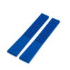 Blue Fuchsia Rubber Watch band For Patek Philippe Aquanaut Lady