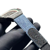 Custom Handmade Blue Denim Watch Strap For Richard Mille RM-67-01 67-02 (Multi Color)