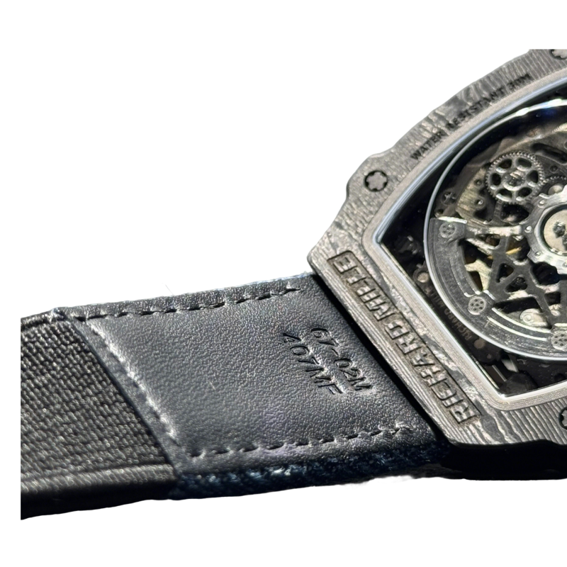 Custom Handmade Blue Denim Watch Strap For Richard Mille RM-67-01 67-02 (Multi Color)