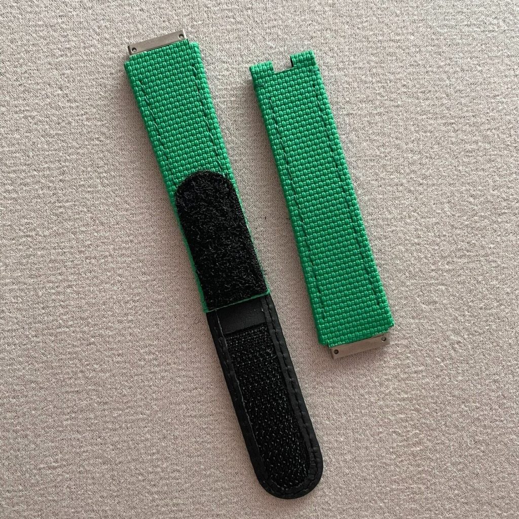 Custom PVC Rubber Velcro Watch Strap for Richard Mille Watch RM07-04