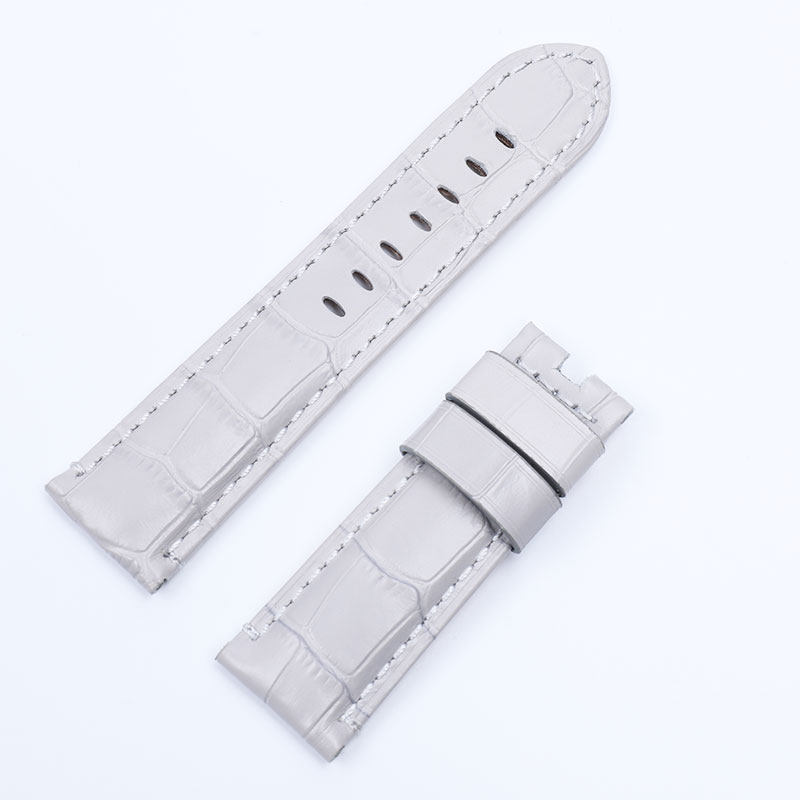 In Stock Calfskin Leather Strap With Bamboo Pattern For Panerai (4)
