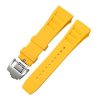 Replacement Yellow Rubber Watch Strap For Richard Mille