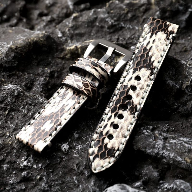 Snake Skin Leather 47mm Luminor Panerai Style Strap Leather 20mm/22mm/24mm/26mm Good Price