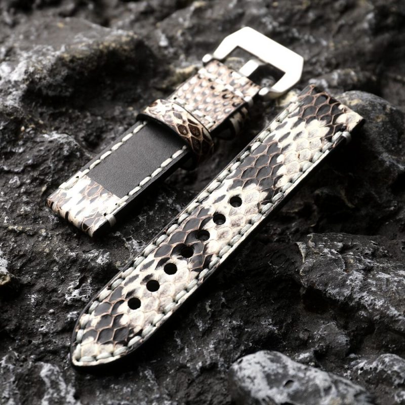 Snake Skin Leather 47mm Luminor Panerai Style Strap Leather 20mm22mm24mm26mm Good Price