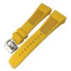 Yellow Beehive Rubber Watch Strap For Original Richard Mille2 Yellow Beehive Rubber Watch Strap For Original Richard Mille