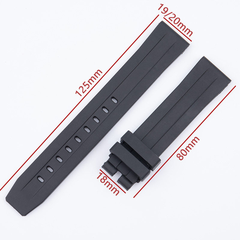 1920mm Silicone Rubber Watch Band For Tissot PRC200 (16)