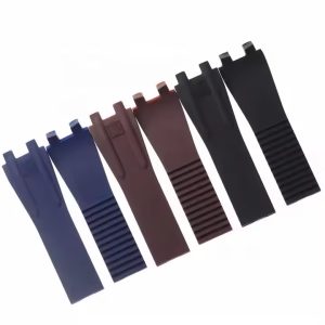 26mm black blue brown rubber silicone watch band strap for Ulysse executive (4) 26mm black blue brown rubber silicone watch band strap for Ulysse executive