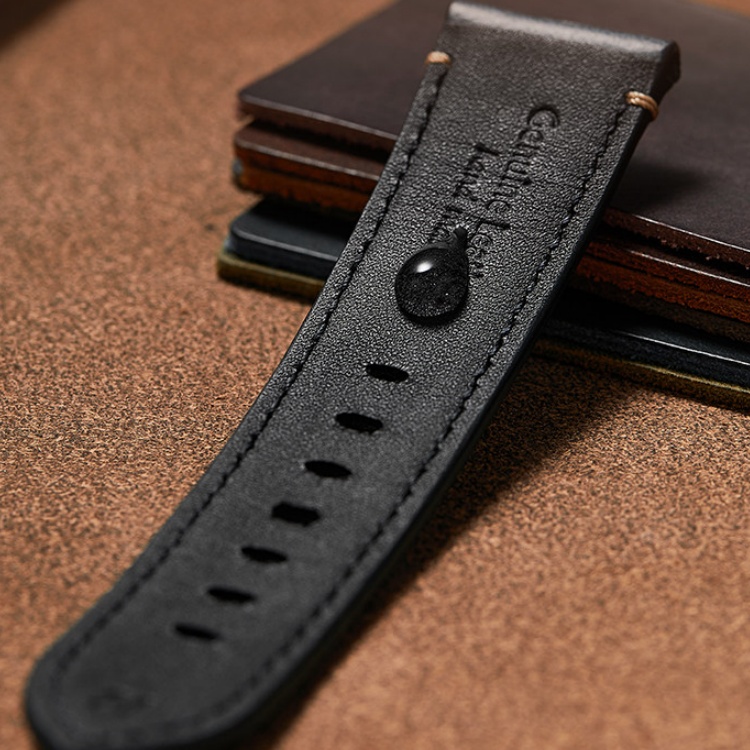 Custom Handmade CrazyHorse Leather Watch Strap for Panerai Luminor