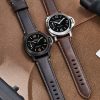 Custom Handmade CrazyHorse Leather Watch Strap for Panerai Luminor