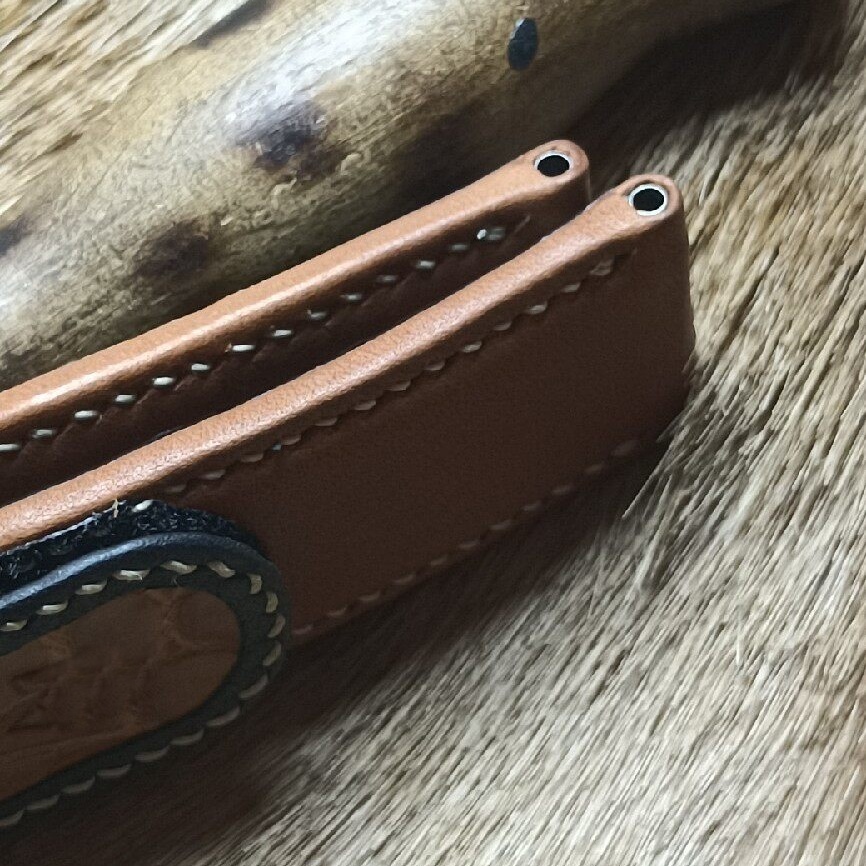Custom Smooth Calfskin Leather Velcro Strap for Panerai Watches (Multiple Colors)