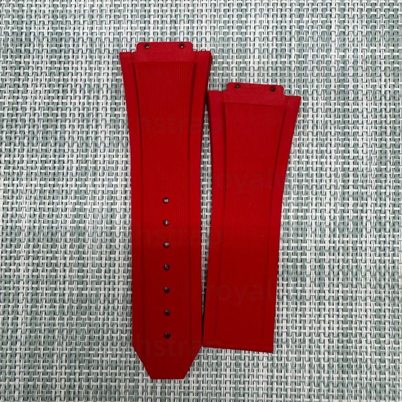 FKM Fluororubber Rubber Band Replacement For Hublot Big Bang Chronograph 42mm 641 647