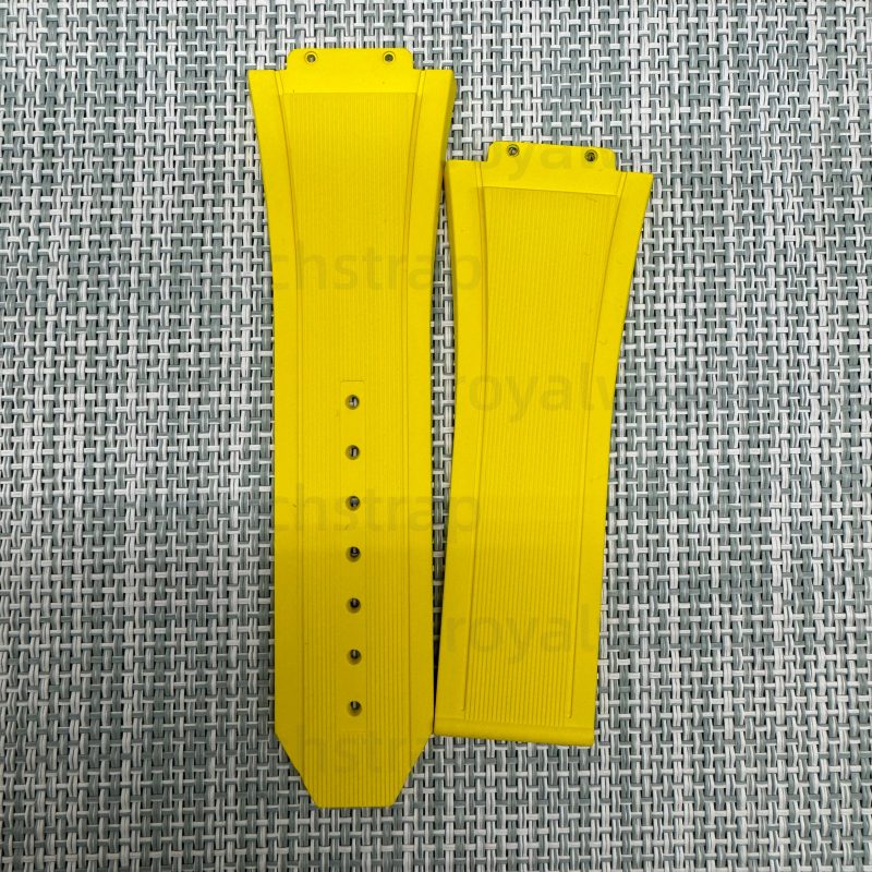 FKM Fluororubber Rubber Band Replacement For Hublot Big Bang Chronograph 42mm 641 647