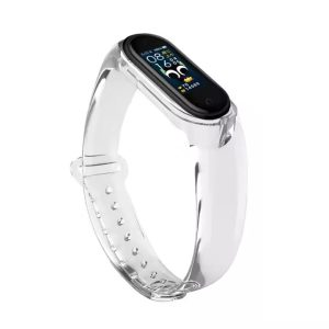 Correas-De-Reloj Soft Rubber Silicone Mi Watch Strap Waterproof Simple Clear Smart Watch Bands & Accessories