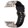 Luxury Diver Luminous FKM Rubber Watch Band 49MM Water Resistant Sport Replacement Titanium Metal Connector For Smart Watches
