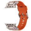 Luxury Diver Luminous FKM Rubber Watch Band 49MM Water Resistant Sport Replacement Titanium Metal Connector For Smart Watches