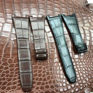 Replacement Custom Alligator Leather Watch Band For IWC Big Ingenieur (3) Replacement Custom Alligator Leather Watch Band For IWC Big Ingenieur