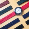 Top Rubber Watch Strap 20mm 22mm Sport Quick Release Band For Dive Watches strap Replacement watch Band (4) Top Rubber Watch Strap 20mm 22mm Sport Quick Release Band For Dive Watches strap Replacement watch Band