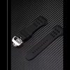 Trendy FKM Rubber Watch Band Butterfly Folding Buckle Silicone Watch Straps 49MM Ultra For Smart Watch Case Series 7 8 9 SE
