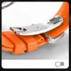 Trendy FKM Rubber Watch Band Butterfly Folding Buckle Silicone Watch Straps 49MM Ultra For Smart Watch Case Series 7 8 9 SE