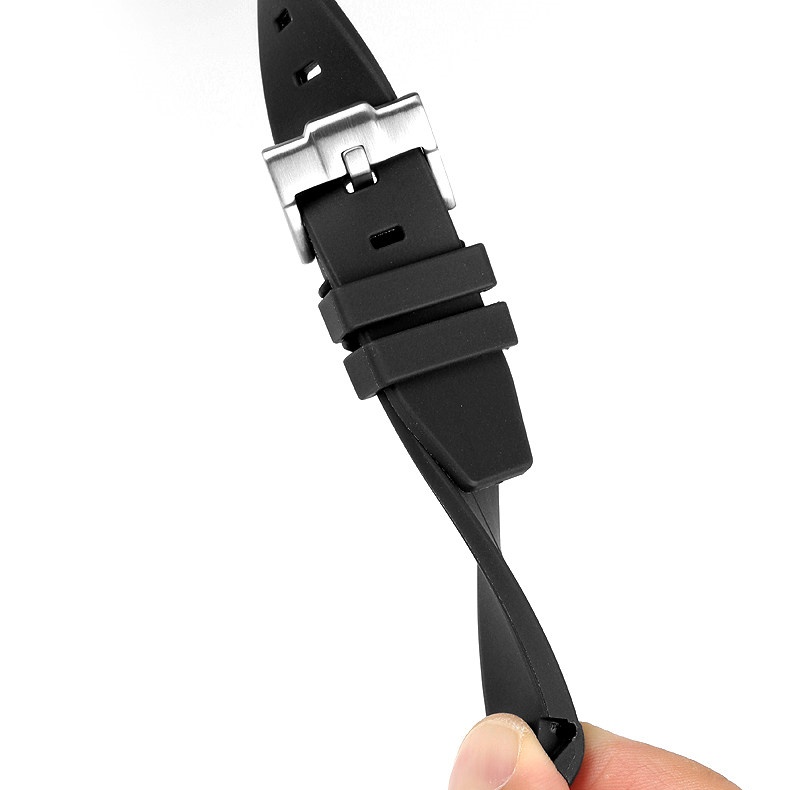 20mm Replacement Rubber Strap For Rolex Day-Date 40 (1)