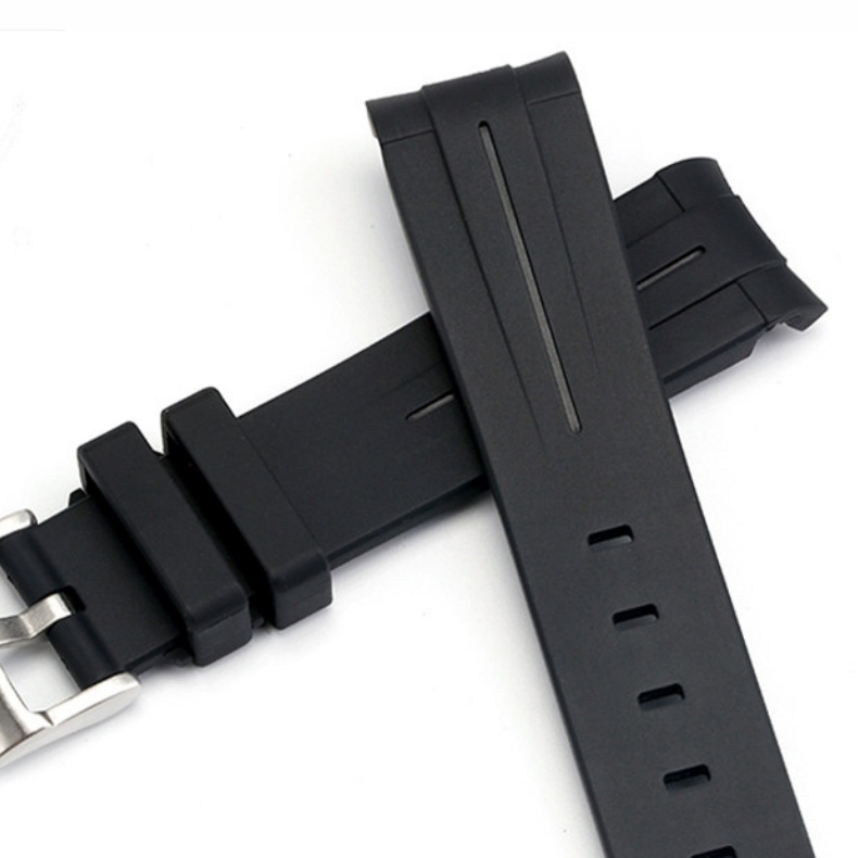 20mm Replacement Rubber Strap For Rolex Day-Date 40 (4) 20mm Replacement Rubber Strap For Rolex Day-Date 40 (4)
