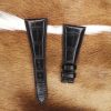 Custom Handmade Alligator Leather Strap For Bvlgari Assioma Watch