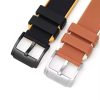 Royal Dual Colors 22mm Watch Strap Universal Quick Release Silicone Rubber Diving Watch Bands
