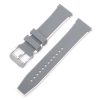 Royal Dual Colors 22mm Watch Strap Universal Quick Release Silicone Rubber Diving Watch Bands