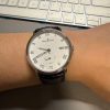 Handmade Black Grey American Alligator Leather Quick Release Watch Strap For Straight-Lug Watches 20mm, 21mm, 22mm