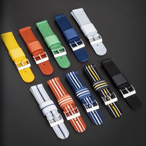 Replacement Nylon Canvas Strap For Swatch x Blancpain Bioceramic Scuba Fifty Fathoms (1)