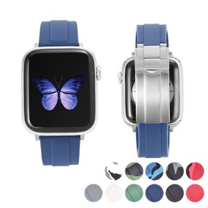 Top 38mm 44mm Silicone rubber straps for app le iwatch series 8 7 smart Watchband Camouflage tropical rubber wristband (1) 38mm 44mm Silicone rubber straps for app le iwatch series 8 7 smart Watchband Camouflage tropical rubber wristband