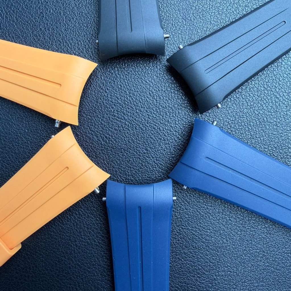 22mm Silicone Straps For Swatch x Blancpain Bioceramic Scuba Fifty Fathoms