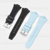 Silicone Rubber Watch Bands For Tissot Prx Prx40 Quick Release Sport Diving Men's Watch Strap