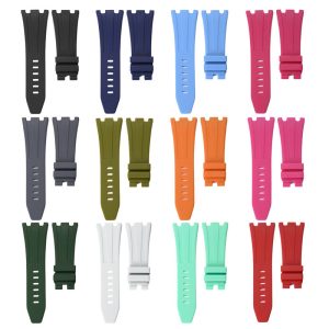 Top 28mm silicone rubber watch bands sport diving watch straps for A-P men'fashion bracelet factory wholesale price