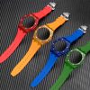 Top New fashion modify kit 45mm watch bands plastic watch case replacement for g-shoc kga2100 A-P silicone watch bands accessories