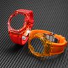 Top New fashion modify kit 45mm watch bands plastic watch case replacement for g-shoc kga2100 A-P silicone watch bands accessories