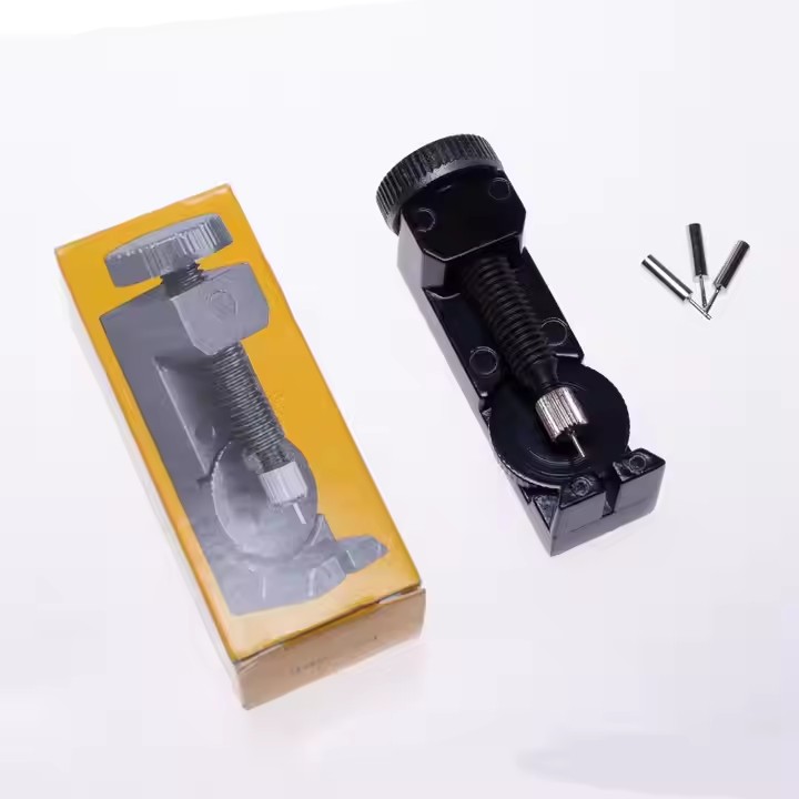 Royal Watch Band Strap Link Pin Remover Watch Repair Tool Strap Adjust Tool Metal for Watchmakers With 3 Extra Pins