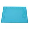 34cm X 23cm Silicone Insulation Pad Thermostable Anti-corrosive Watch Repair Work Pad Mat Soldering Station Tool for Watchmaker