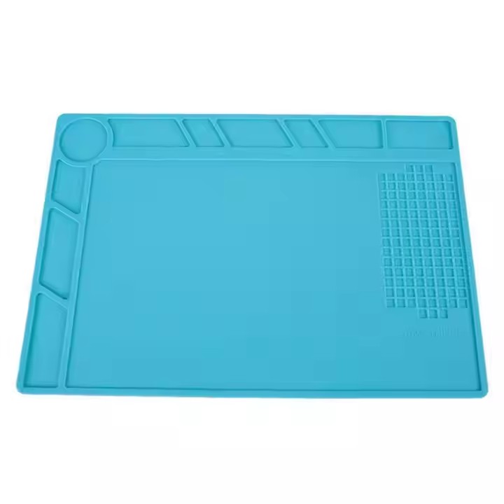 34cm X 23cm Silicone Insulation Pad Thermostable Anti-corrosive Watch Repair Work Pad Mat Soldering Station Tool for Watchmaker