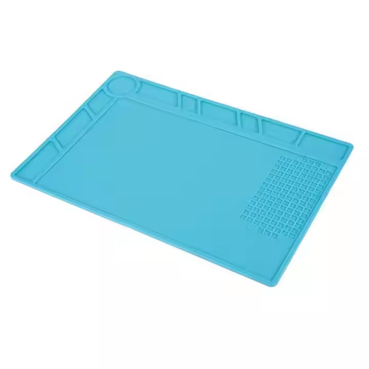 34cm X 23cm Silicone Insulation Pad Thermostable Anti-corrosive Watch Repair Work Pad Mat Soldering Station Tool for Watchmaker