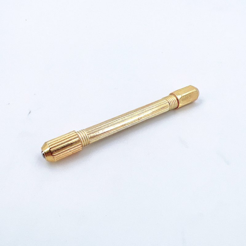 Good Quality Portable Watchmaker Metal Tools and Parts Yellow Twist Drill Handle Watch Repair Tool Stick