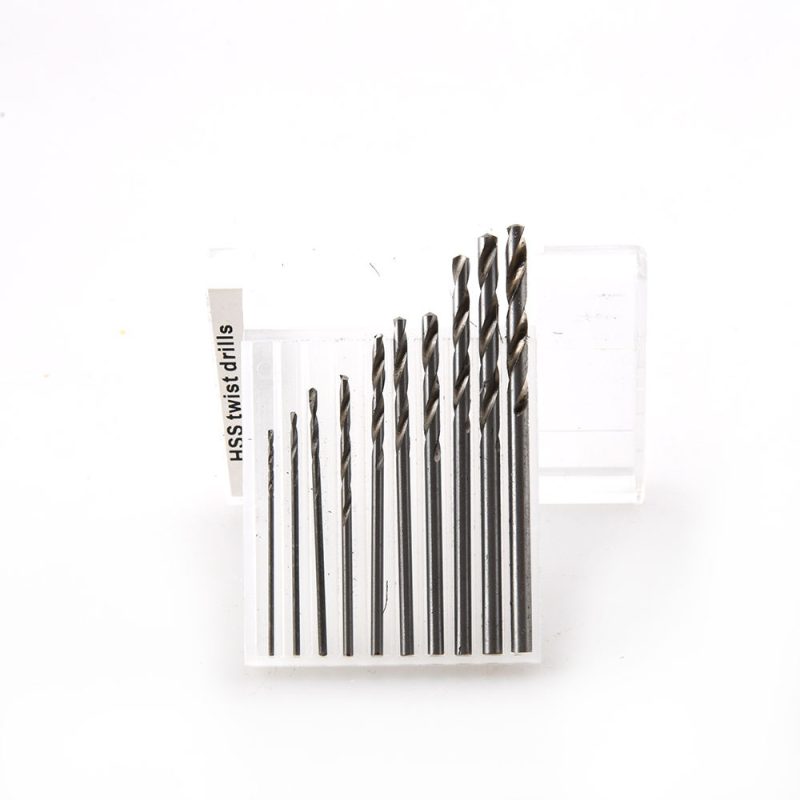 Wholesale 10PCS Boxed Small Drill Bits 0.8-3.0MM for Repairing Perforated Watches