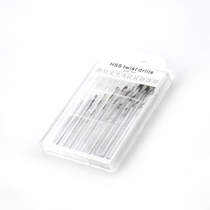 Wholesale 10PCS Boxed Small Drill Bits 0.8-3.0MM for Repairing Perforated Watches