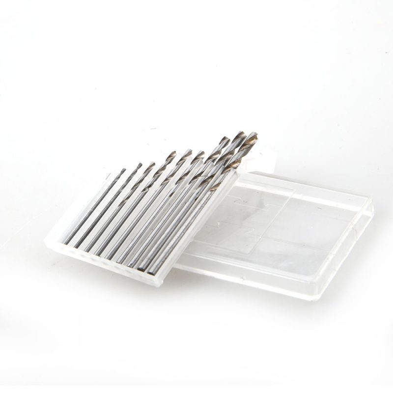 Wholesale 10PCS Boxed Small Drill Bits 0.8-3.0MM for Repairing Perforated Watches