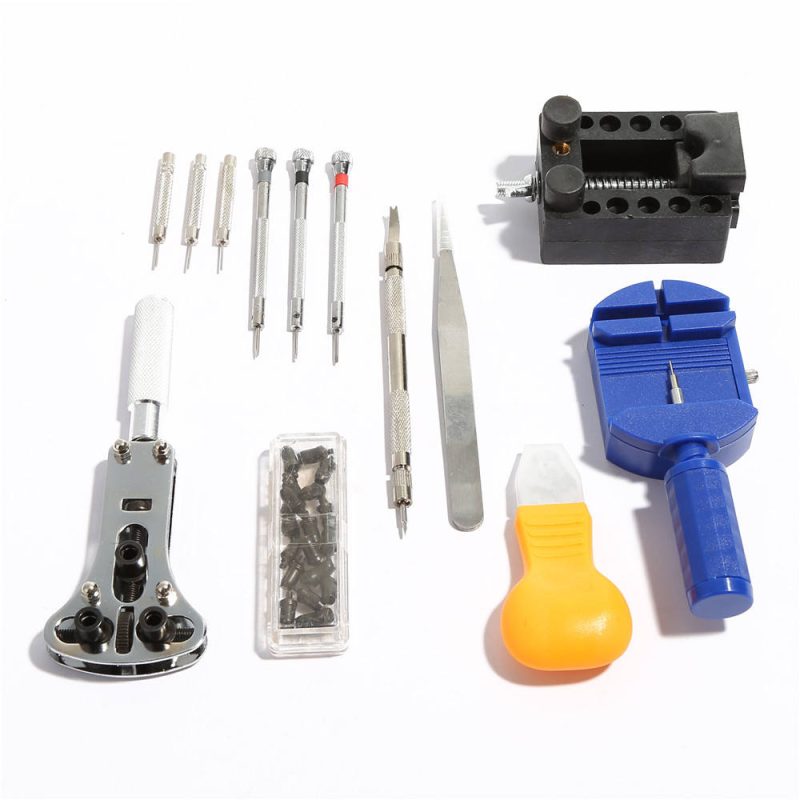Premium Watchmakers Tools Back Case Opener Link Remover Spring Bar Tool Watch Repair Tool Kit