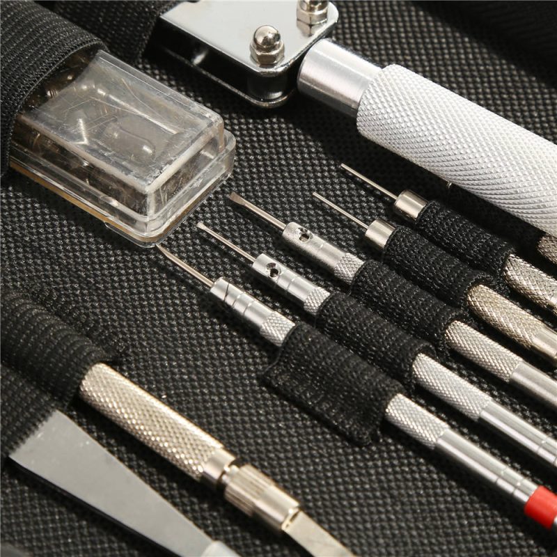 Premium Watchmakers Tools Back Case Opener Link Remover Spring Bar Tool Watch Repair Tool Kit4