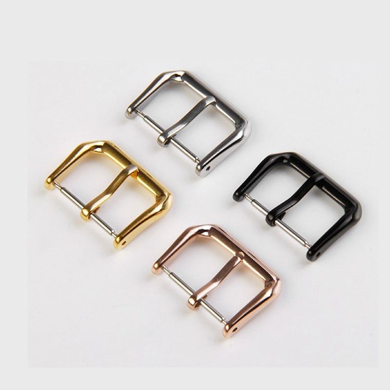 Premium Wholesale Premium Silver Black Rose Gold Stainless Steel Watch Band Accessory Buckle Watchband Buckle1