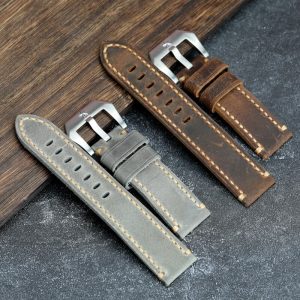 Brown Calfskin Watchband For Zenith Watch Replacement Straps 19202122mm Pilot Chronomaster El Primero Elite For Sale (4)
