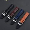 Premium Genuine Leather Watch Bands Durable and Comfortable with New Crocodile Pattern and FKM Rubber Cow Breathable Feature1