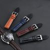 Premium Genuine Leather Watch Bands Durable and Comfortable with New Crocodile Pattern and FKM RubberCow Breathable Feature2